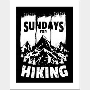 Sundays For Hiking Hiking Posters and Art